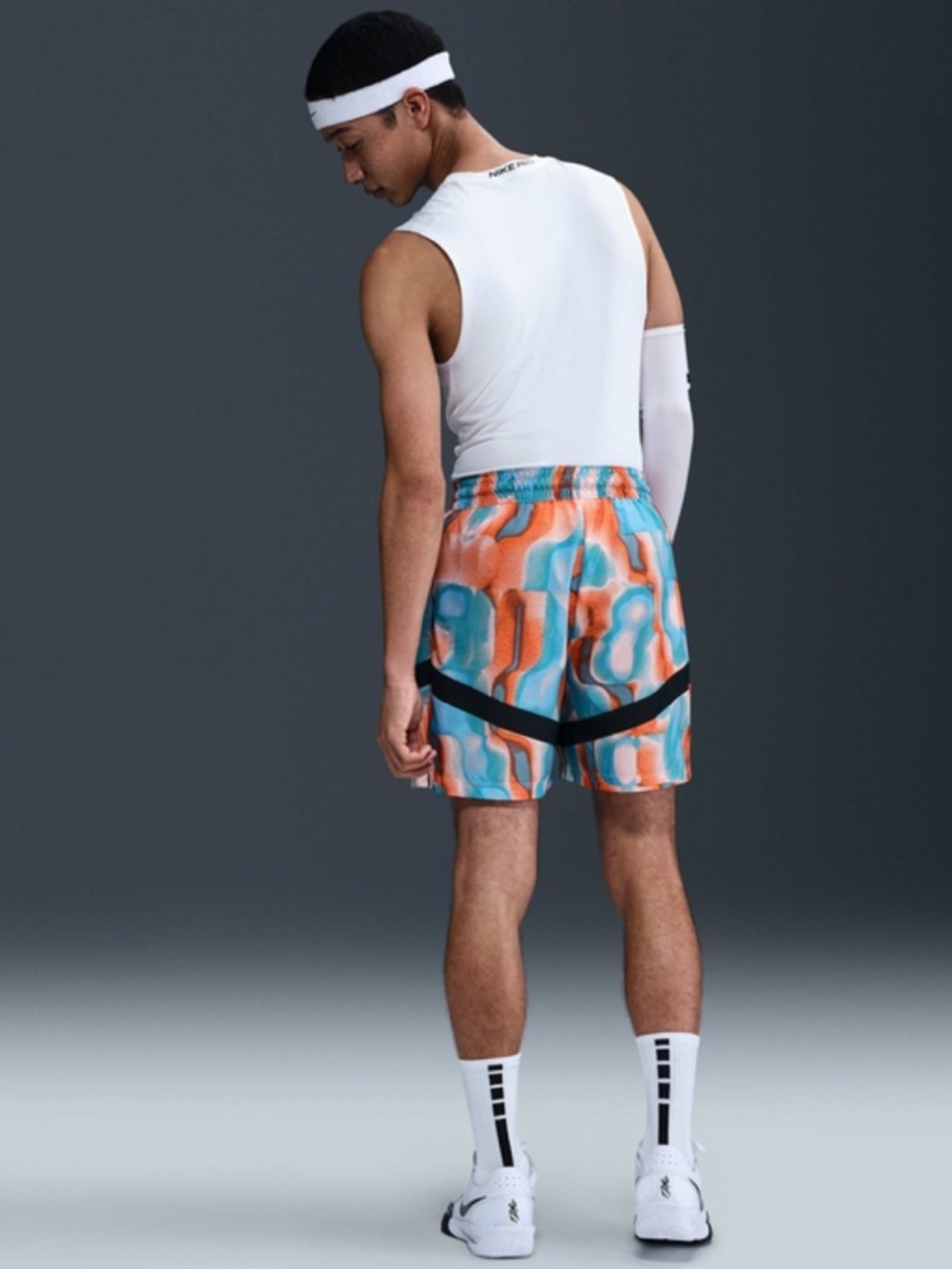 NWT NIKE Men’s ICON DRI- FIT BASKETBALL SHORTS 6 IN Size XL - Picture 2 of 10